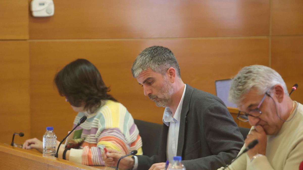 Martín Seco en un pleno.