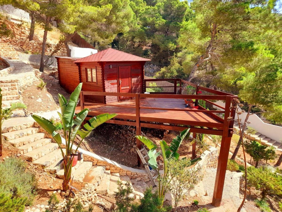 Imagen de uno de los 'bungalows' costruidos y alquilados ilegalmente en el Parque Natural.