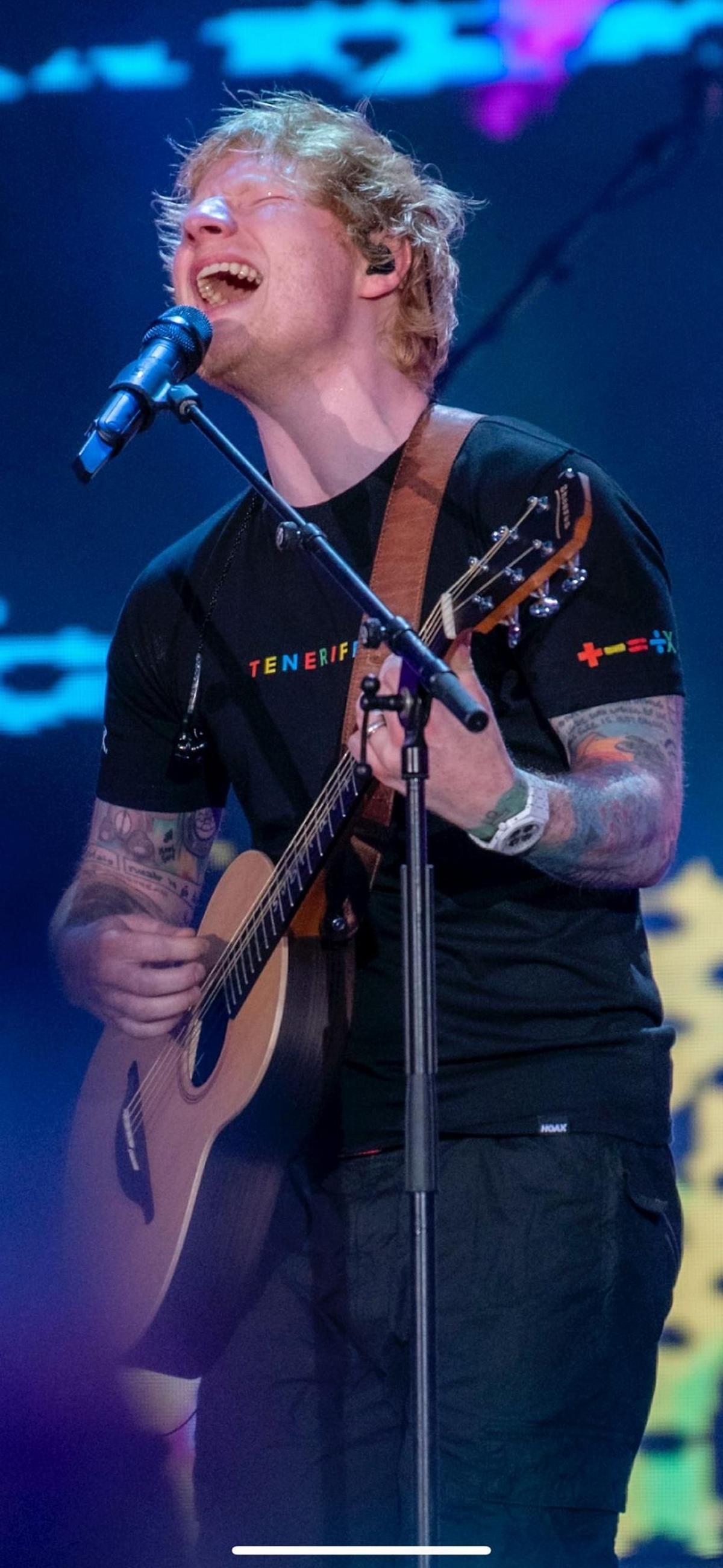 El concierto de Ed Sheeran en Tenerife, en imágenes