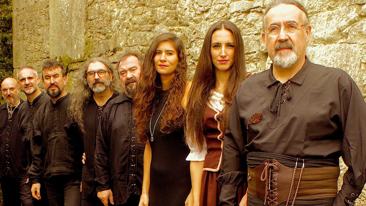 El grupo de folk gallego Luar na Lubre.