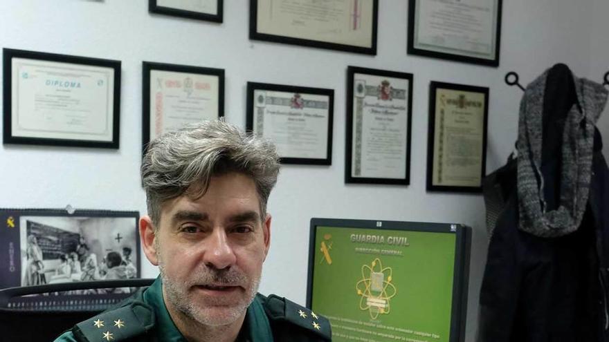 José Luis Fernández, en su despacho.