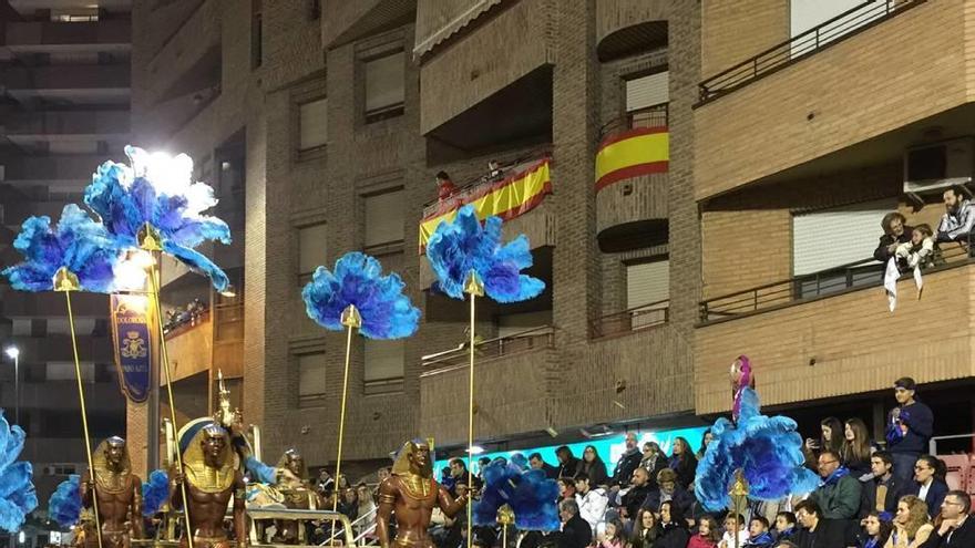 Imagen de la procesión del Domingo de Ramos, en Lorca.