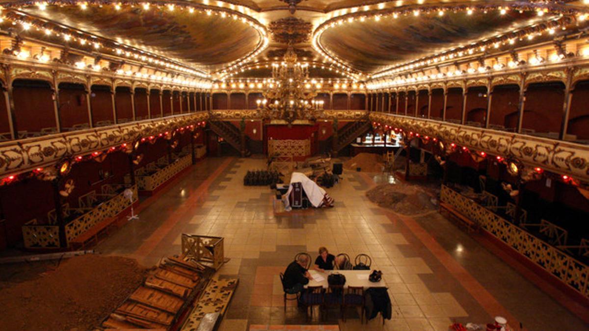 La sala de baile La Paloma, en una imagen del 2008, cuando ya había cerrado.