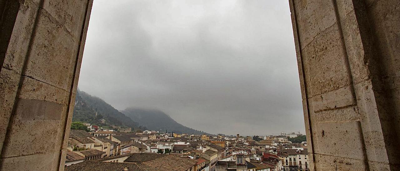 Imagen del casco histórico de Xàtiva captada desde el Campanar de la Seu. | PERALES IBORRA