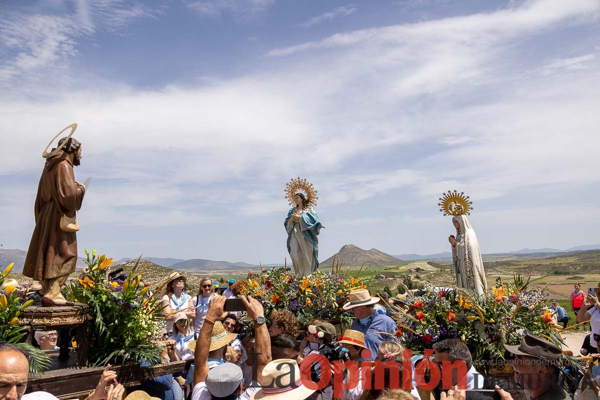 Así ha sido la Romería de los vecinos de Los Royos y El Moralejo a la ermita de los Poyos de Celda en Caravaca