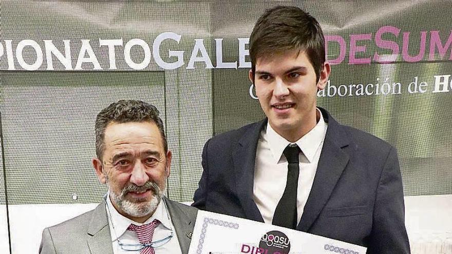 Camiña, mejor sumiller de Galicia, piensa ya en el campeonato nacional con &quot;ilusión&quot;