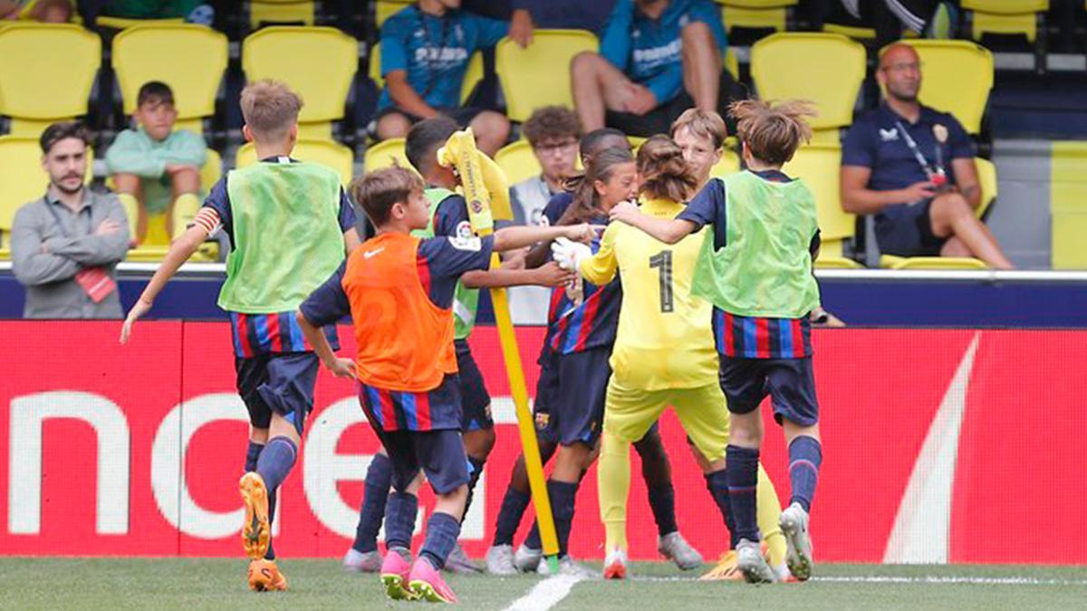 ¡El Barça celebra el pase a la final de LaLiga Promises!