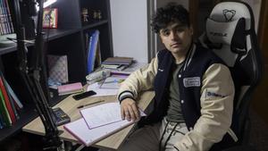 Enfrentarse a la selectividad con dislexia. Samuel, estudiante que tiene este trastorno.