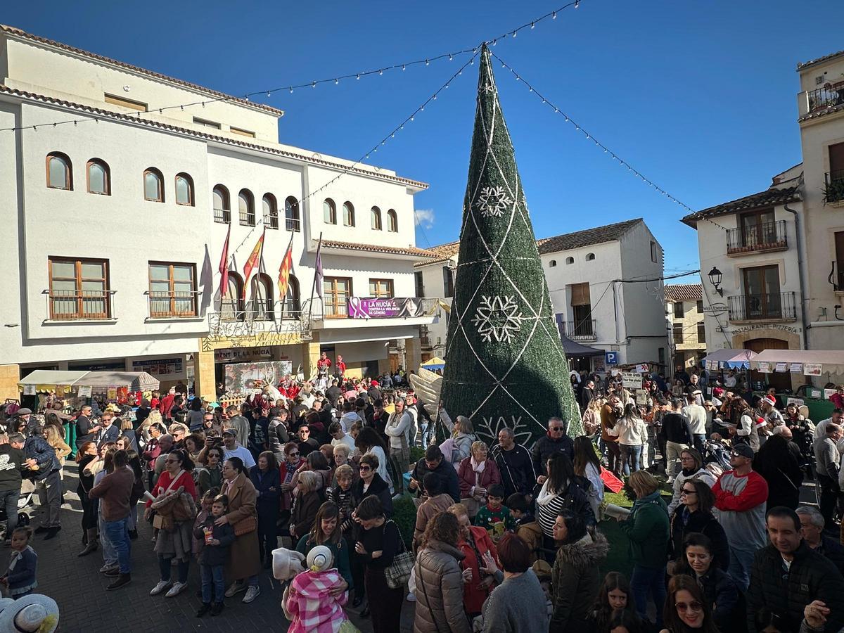El árbol de Navidad en La Nucia