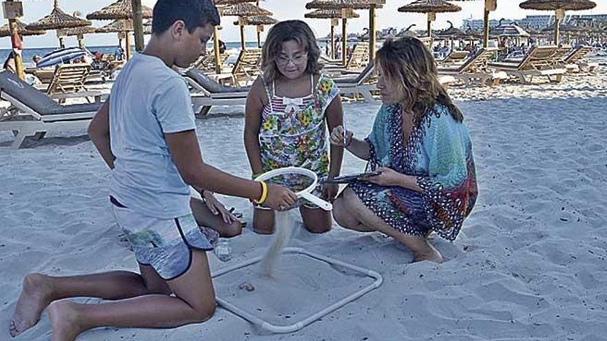 El programa &#039;Balears sense plàstic&#039; llega a la playa de Sa Coma con una jornada de limpieza