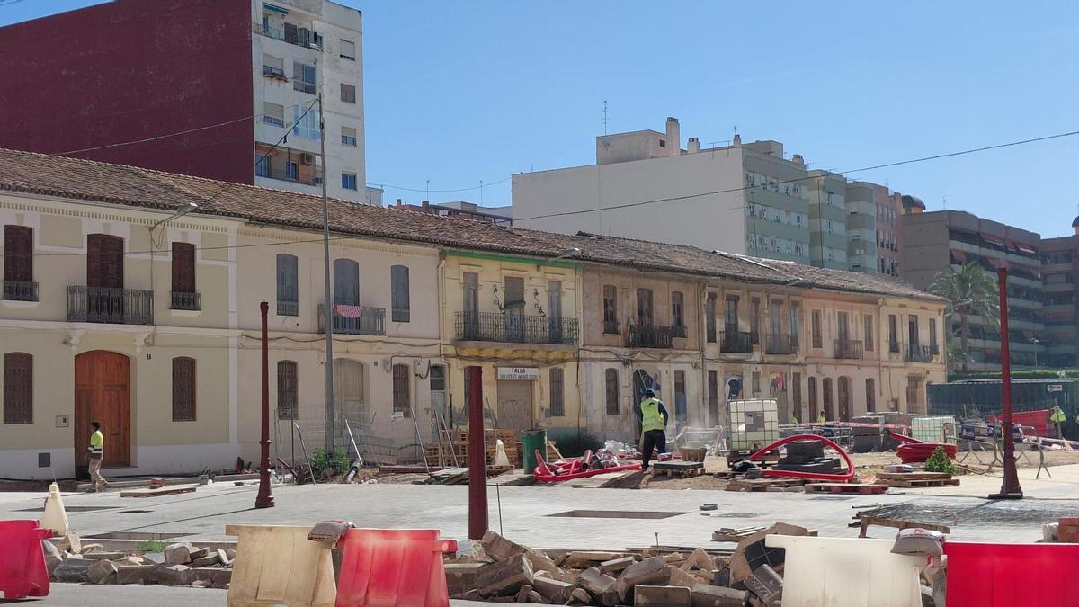 Las obras en el PAI de Moncayo