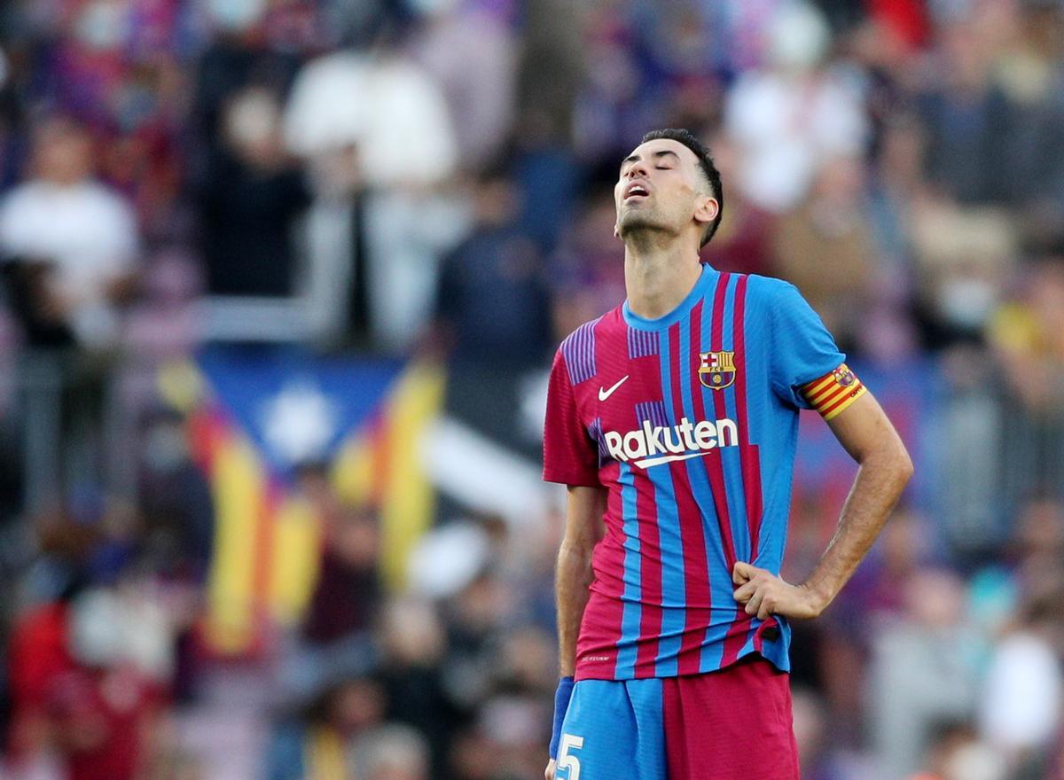 El centrocampista del Barcelona Sergio Busquets.