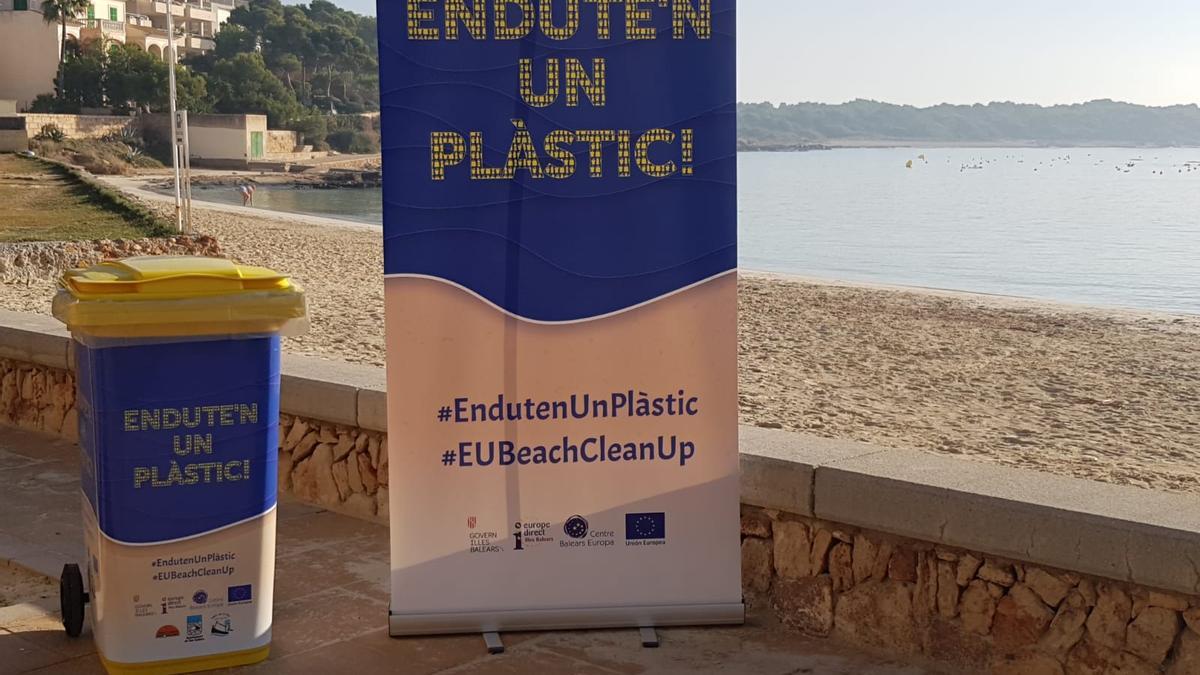 La Colònia de Sant Jordi se suma a la campaña de limpieza de playas de plásticos