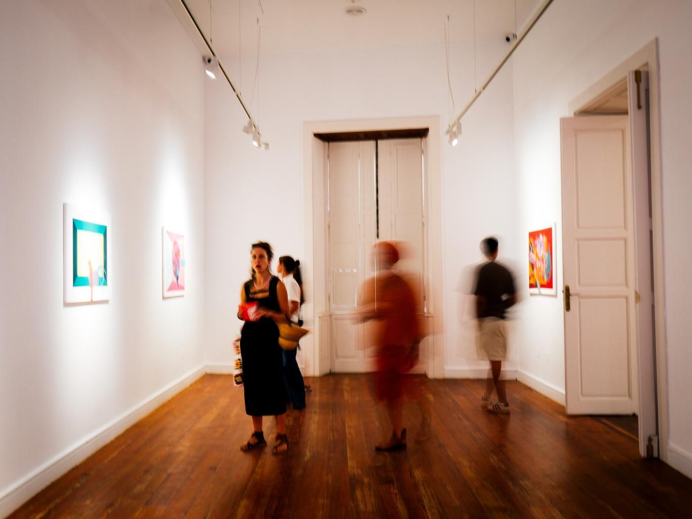 Exposicion en la Casa de la Cultura de Arrecife del artista JUIN