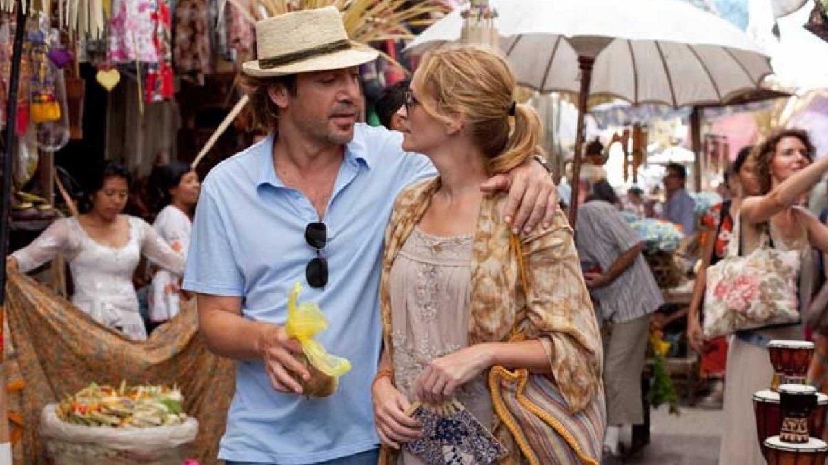 Javier Bardem y Julia Roberts, protagonistas de 'Come, reza, ama'