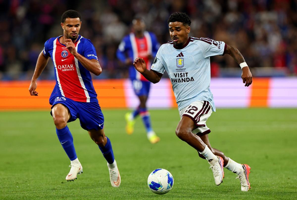 Las imágenes de la final de la Supercopa de Europa: PSG-Aston Villa.