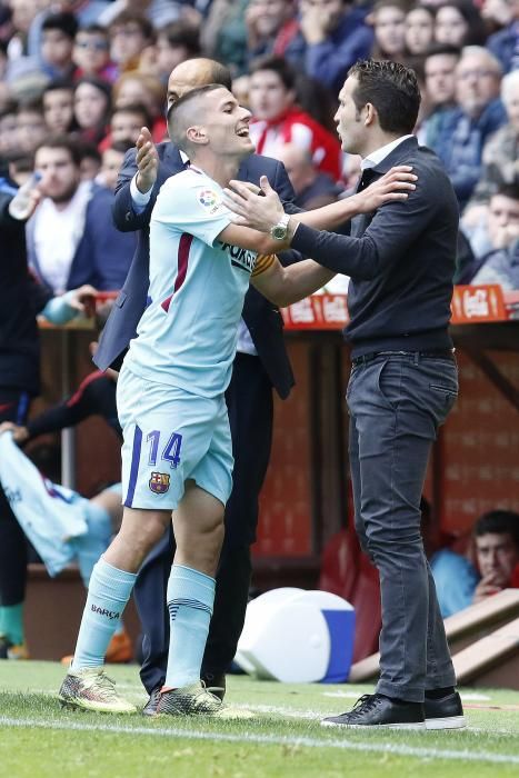 Sporting - Barclona B, en imágenes