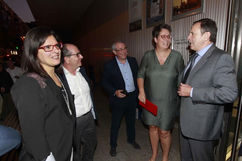 Gala 25 aniversario Levante-EMV Camp de Morvedre Teresa Garcia, Pepe Gil, José Luis Chover, Maria José Mira y Joan Ignasi Pla