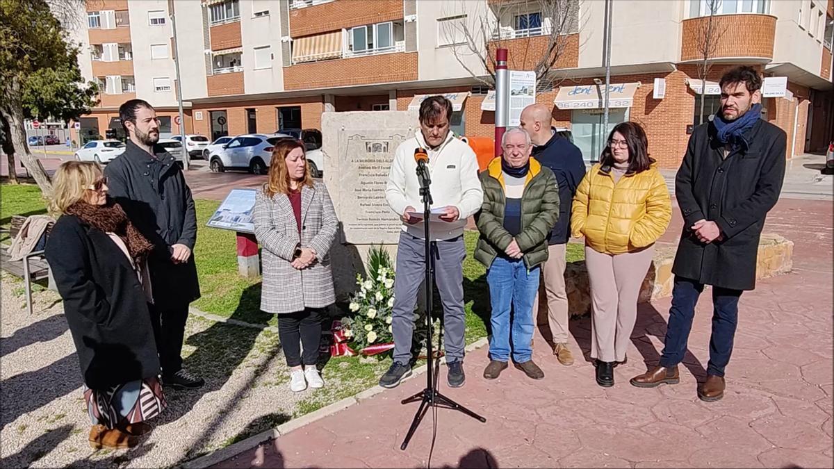 Alzira homenajea a los represaliados del nazismo en el Día Internacional en Memoria de las Víctimas del Holocausto