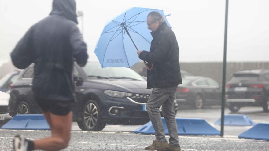 Lluvia caída en la mañana de ayer. |   // IAGO LÓPEZ