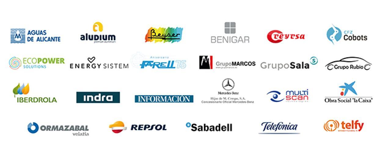 Algunas de las empresas que colaboran con FEMPA