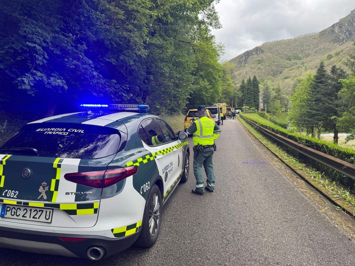La zona del accidente.