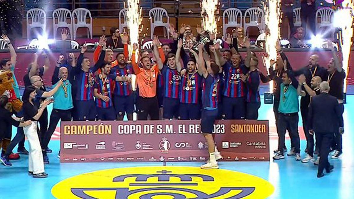 El Barça de balonmano, campeón de Copa