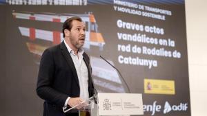 Puente dice que incidencias en trenes en Cataluña son "anormalmente altas" y denunciará