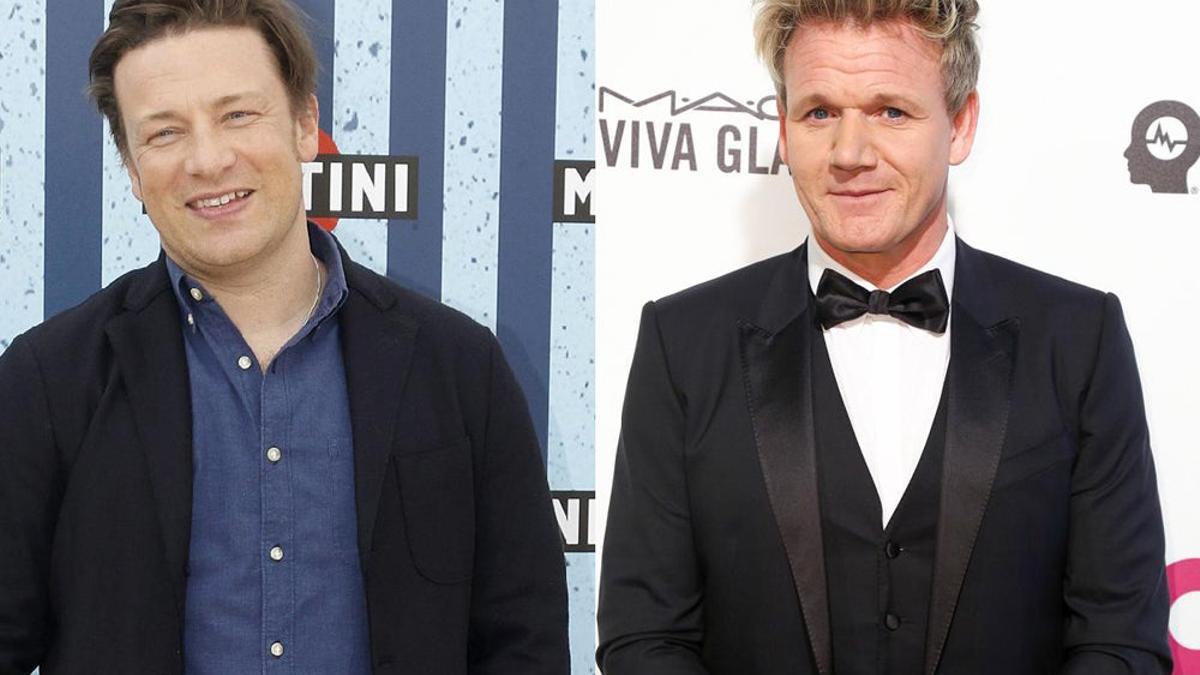 Jamie Oliver y Gordon Ramsay