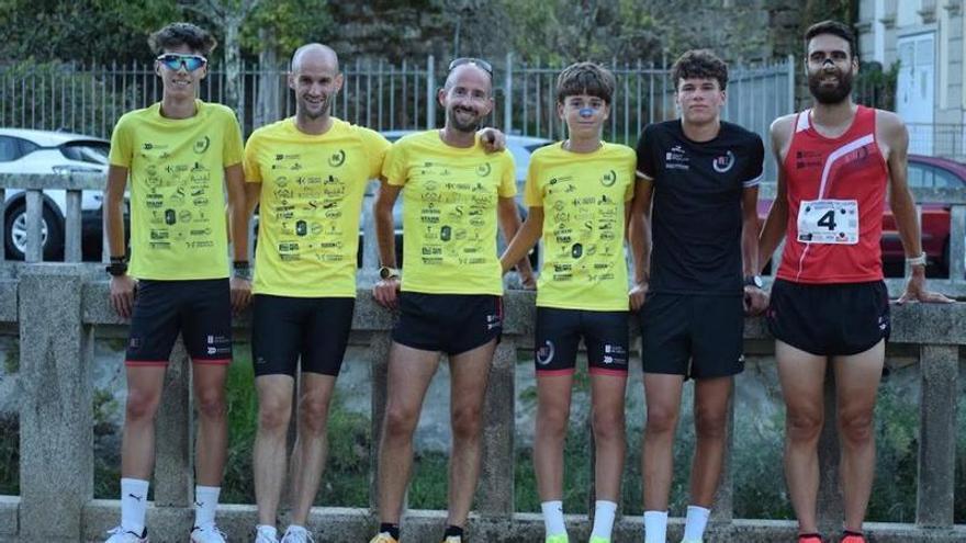 El Atletismo A Estrada, podio en la carrera por equipos de Redondela