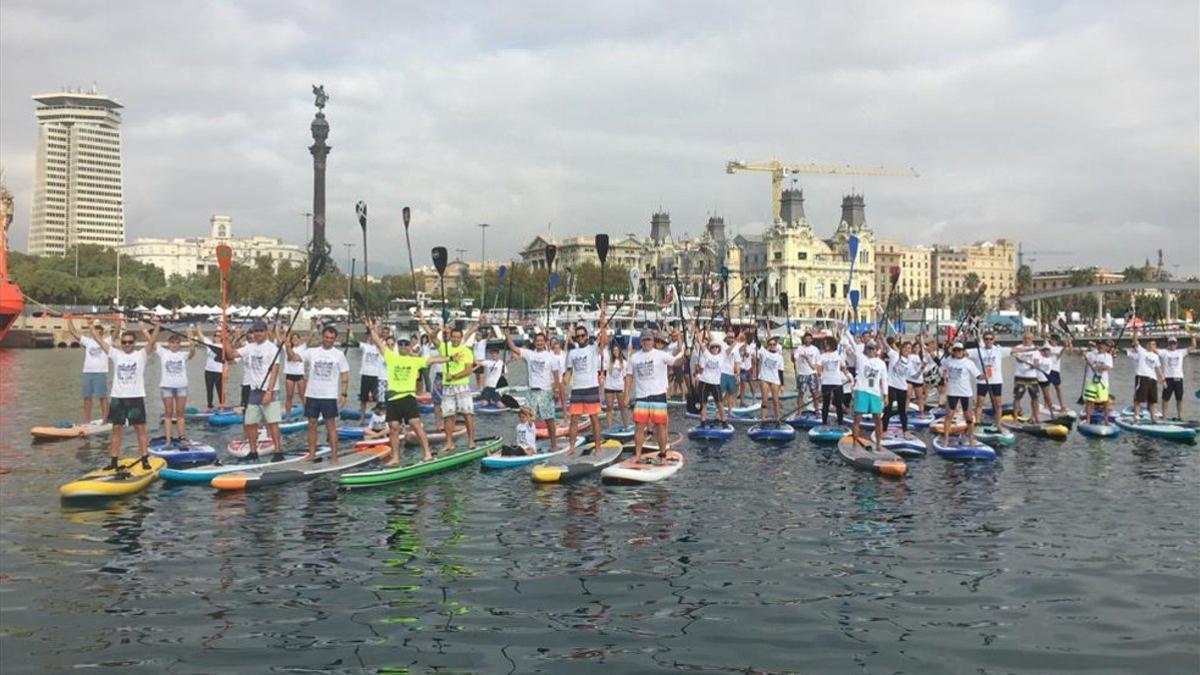 Más de cien participantes en el Festival de Paddle Surf del Saló Nàutic que organiza Fira de Barcelona