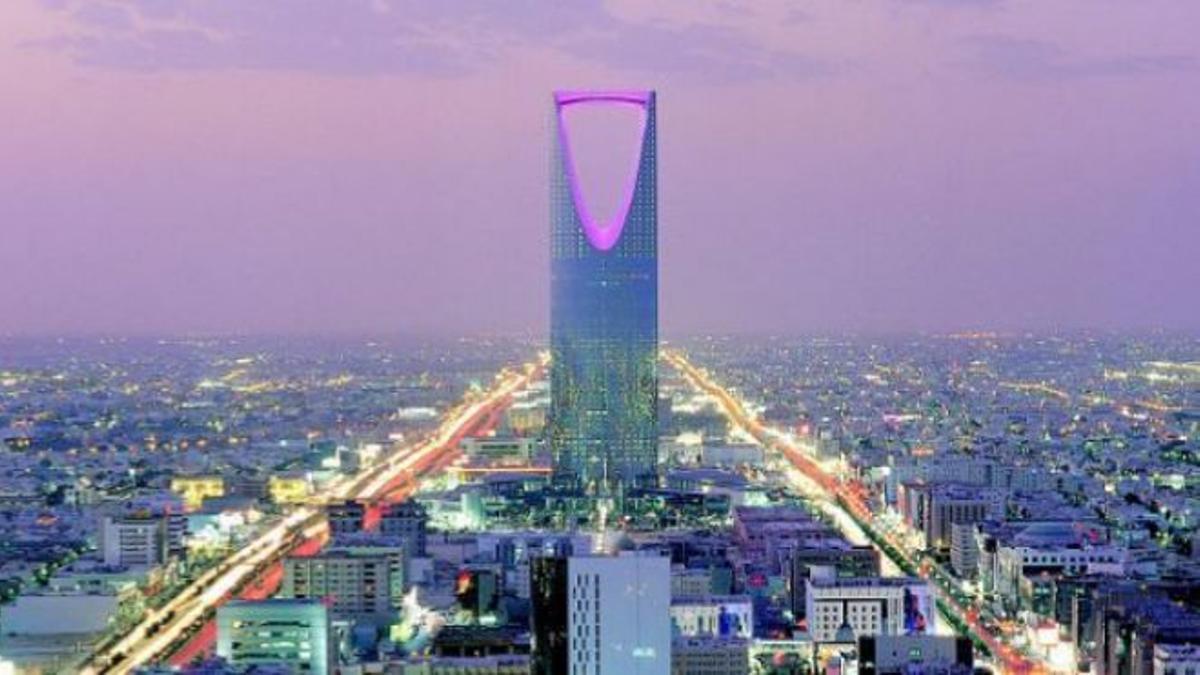 Vista aérea de la ciudad saudí