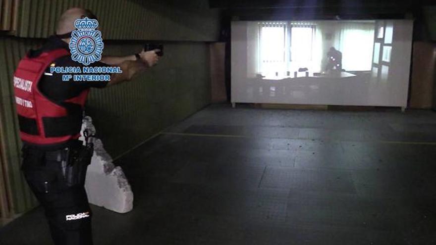 La Policía Nacional tendrá en Gran Canaria una galería de tiro virtual