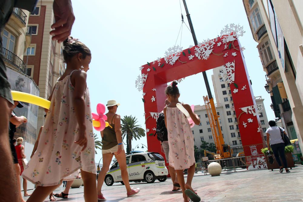 Portada de la Feria de Málaga desde 2015 a 2018.