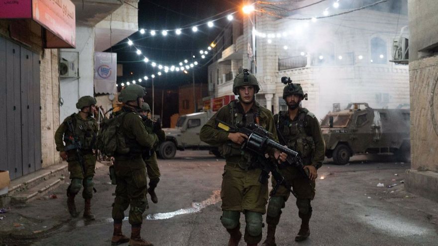 Ejército de Israel durante la noche del viernes.