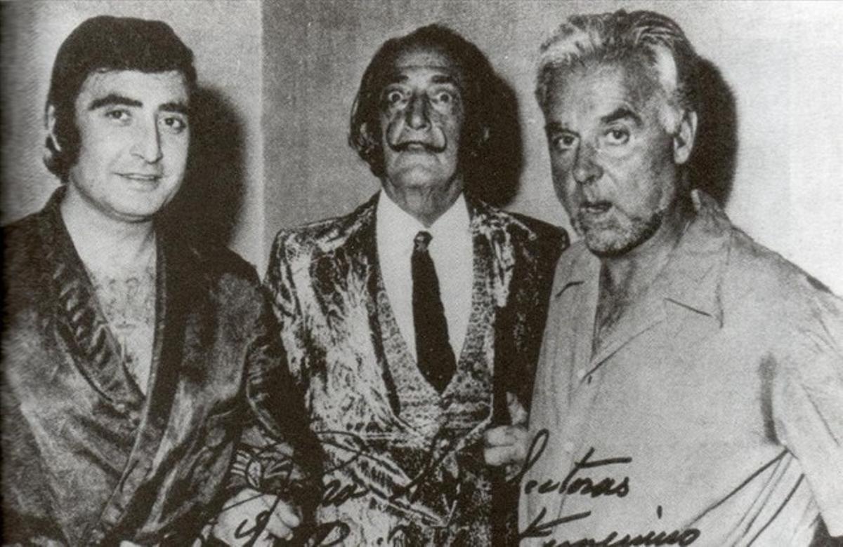 Peret  Dalí y Capri.