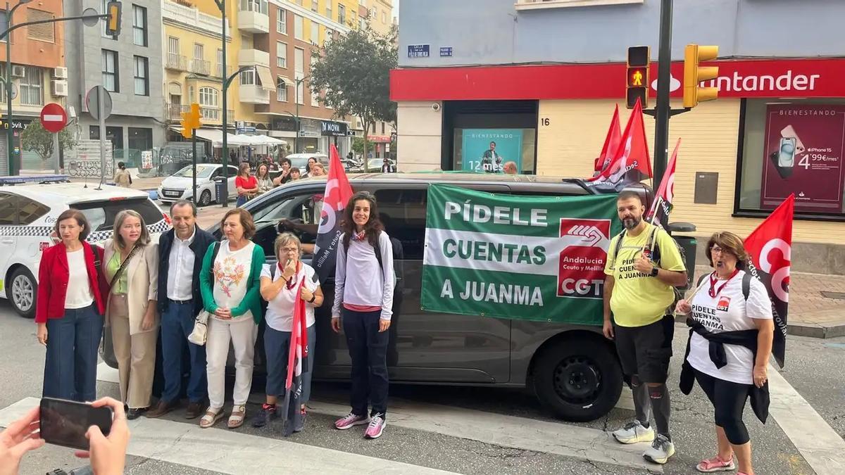 'Pídele cuentas a Juanma': 200 kilómetros a pie de Málaga a Sevilla por la dependencia