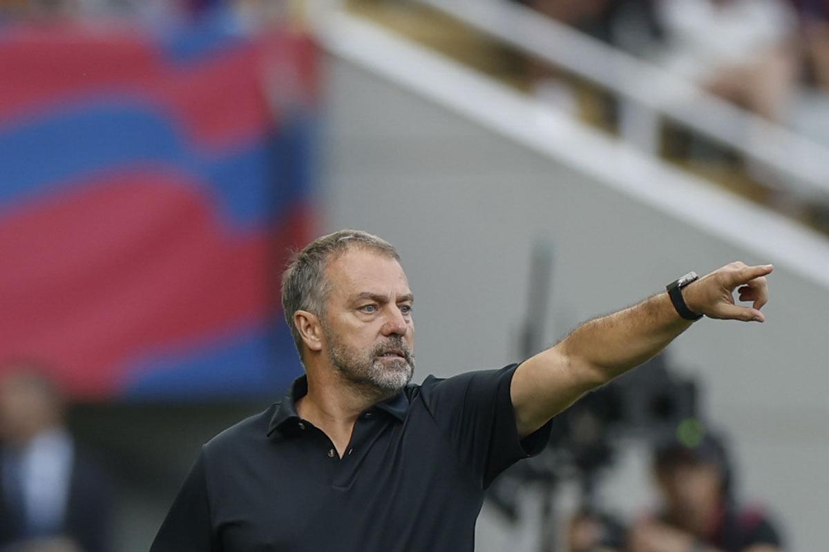 El entrenador del FC Barcelona, Hansi Flick, EFE/ Alberto Estevez