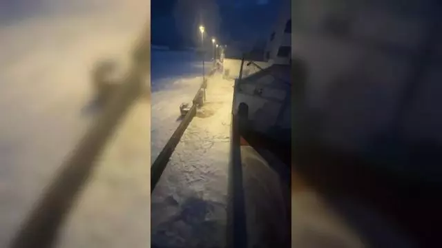 Temporal de mar en El Agujero, en Gáldar, por la borrasca Emilia