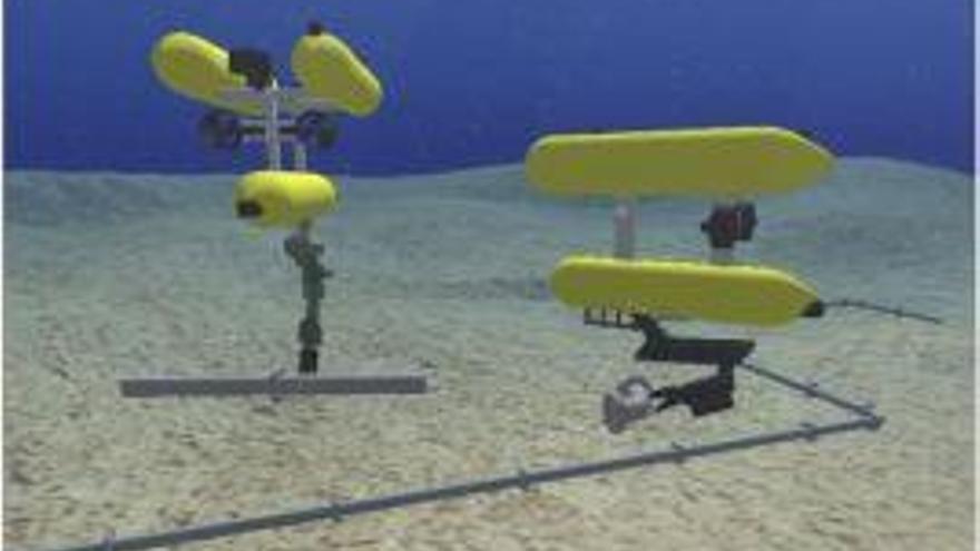 Realidad aumentada para guiar robots submarinos en Castellón