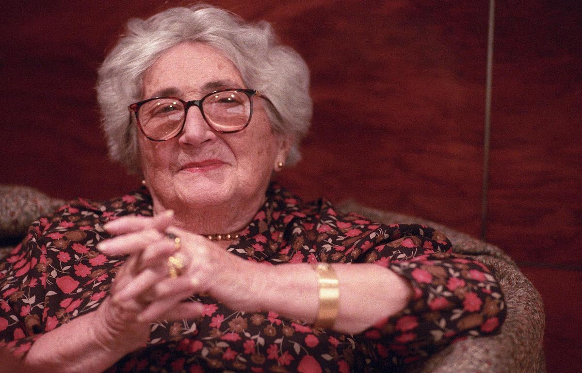 La escritora Rosa Chacel.