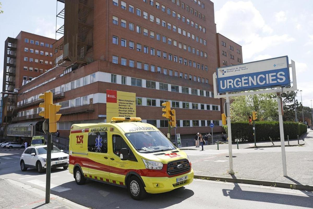 L'entrada a urgències del Trueta en una imatge d'arxiu.