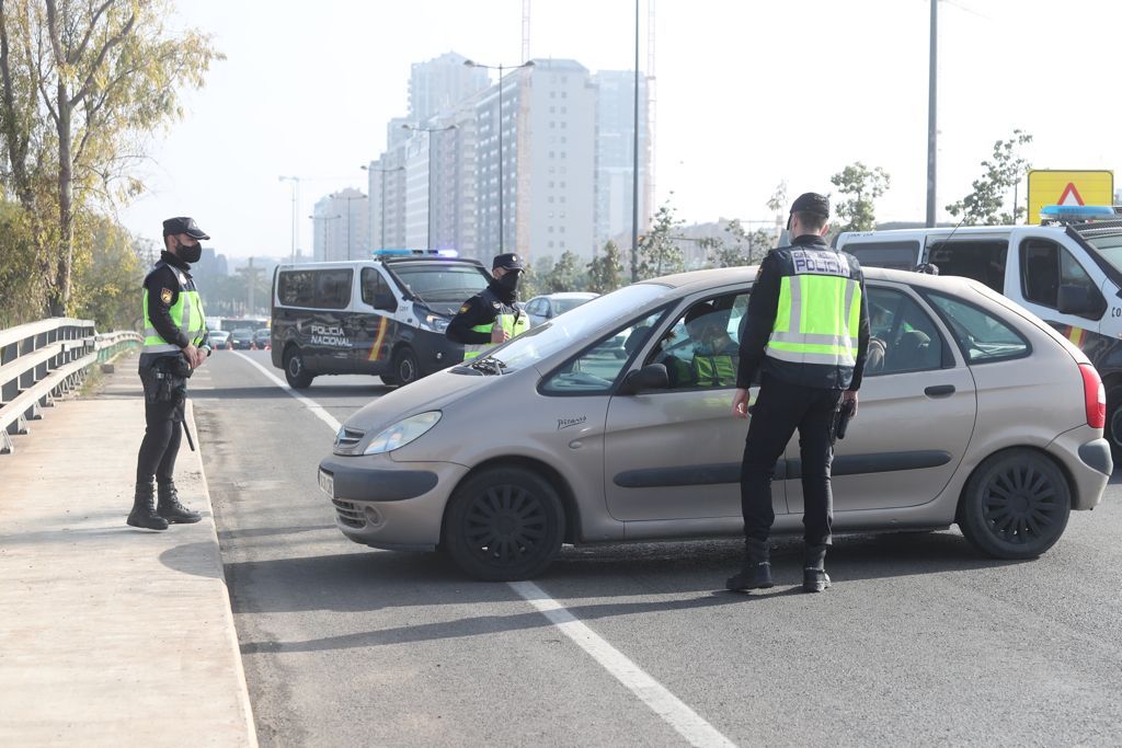 Controles en el cuarto cierre perimetral de la ciudad de València