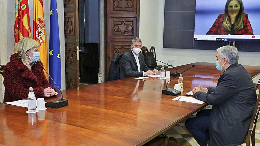 Imagen de la reunión celebrada en la Generalitat. | INFORMACIÓN