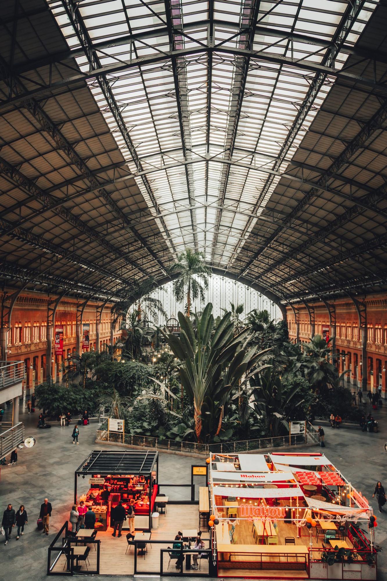 Los famosos jardines de la estación de Atocha