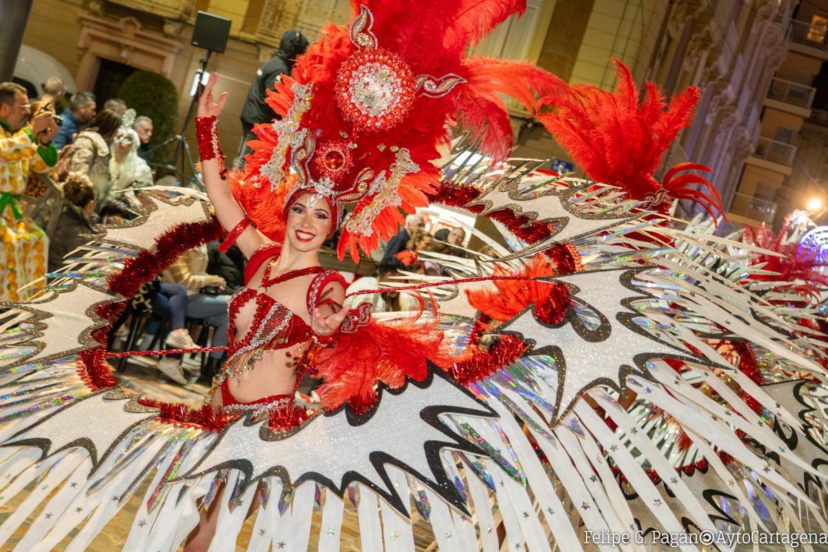 Gran desfile del Carnaval de Cartagena de 2024.