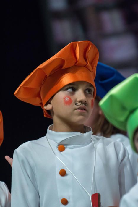 La agrupación infantil 'Con las manos en la masa'.