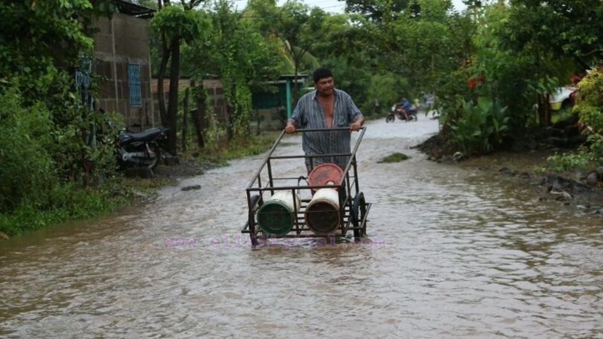 Efectos de las lluvias en Nicaragua.