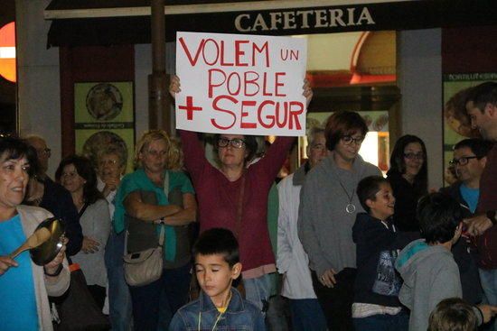 Protesta de veïns a la Jonquera