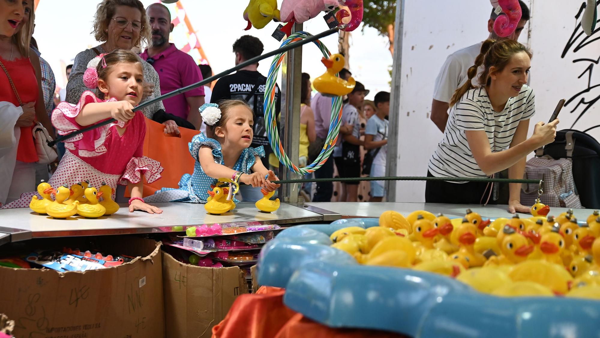 Tómbolas y juegos de habilidad en la Feria de Córdoba